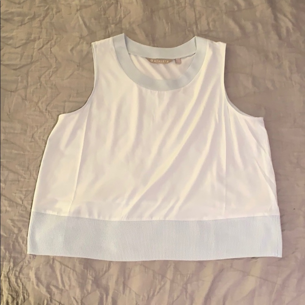 Athleta Light Blue Zephyr Shell Tank
